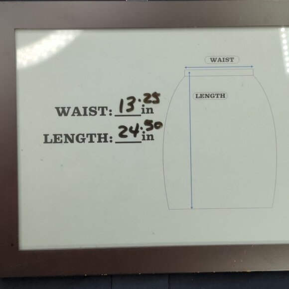 Michael Kors size 2 Navy Blue Womens snap button straight skirt size New - Picture 8 of 8